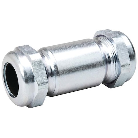 160007HP Pipe Coupling, 112 In, Compression, Steel, 125 Psi Pressure